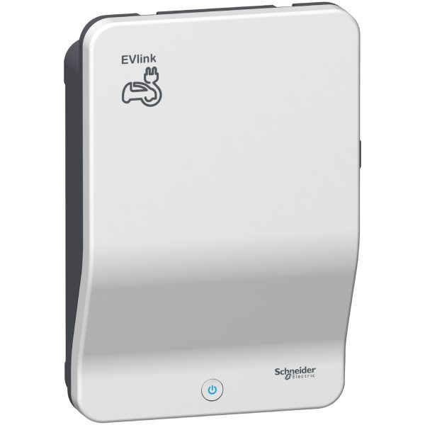 SCHNEIDER Borne de recharge EVlink Smart – T2S 22kW + TE 2,3kW - RFID - EVB1A22P4ERI
