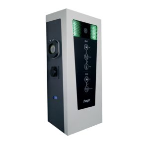 HAGER - Borne de recharge publique double Wittypark - 2x22 kW - avec 2 prises type E