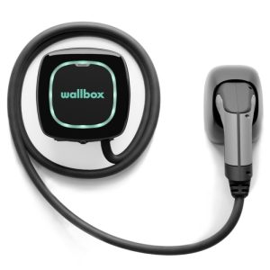 Borne Pulsar Plus 7,4/22kW - Noir - Câble attaché 5m ou 7m Wallbox