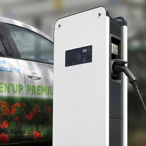 Legrand Borne triphasée détection 6mA DC Green ‘Up Premium métal pour 2 véhicules électriques Modes 2 et 3 - 22kW 32A
