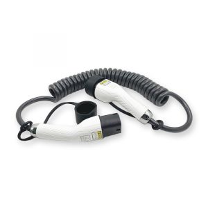 Câble de recharge spiralé - Type 2 - Type 2 - 4m - 7.4kW 1 phase 32A