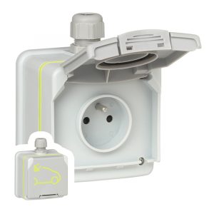 LEGRAND - Prise Green'up - 3,7 kW - prise renforcée 16A –Réf 090471